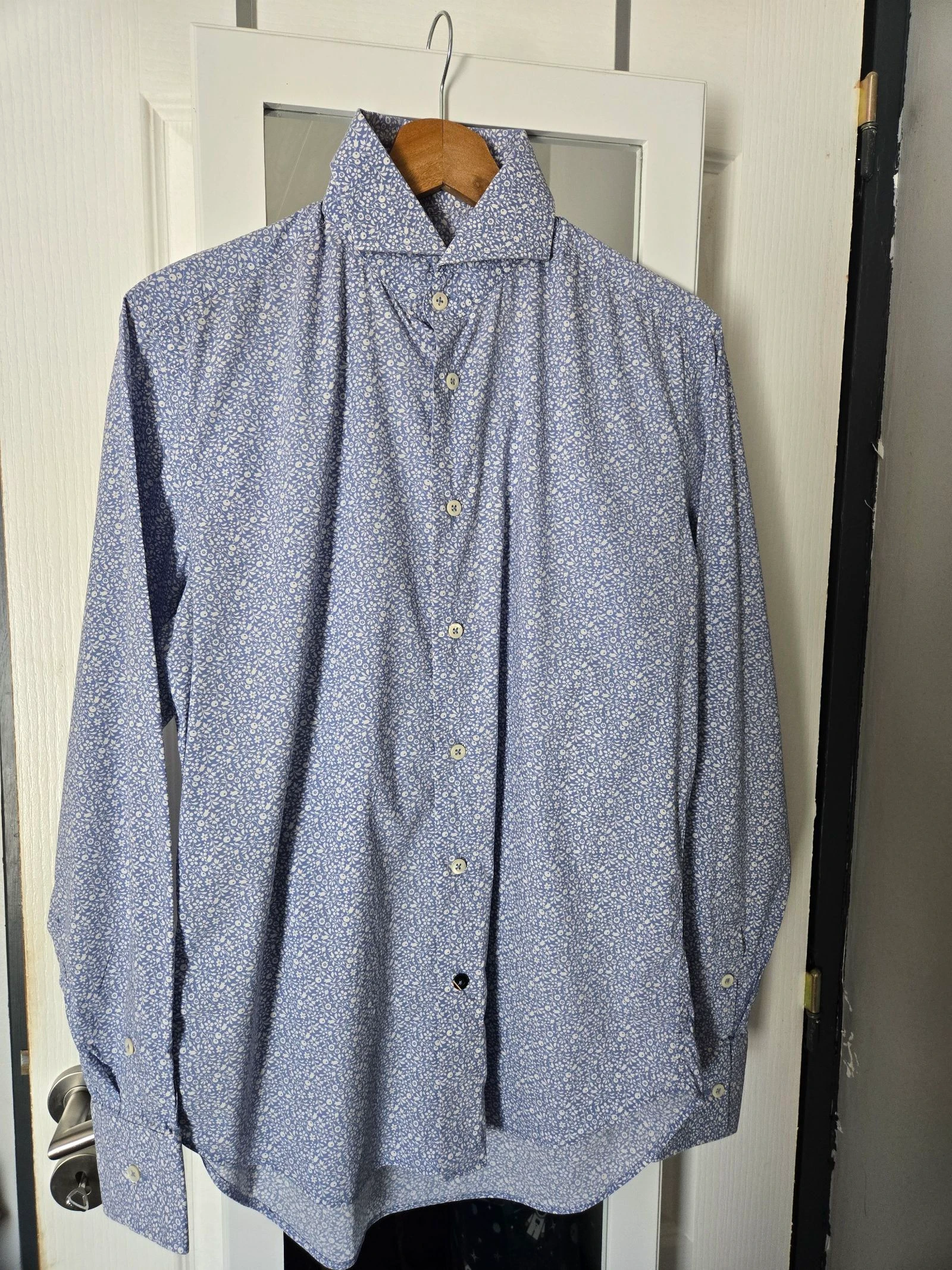 Chemise à petites fleurs Rossi taille M